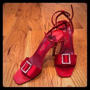 ❤️Valentino Couture Red Jewel Sandal❤️